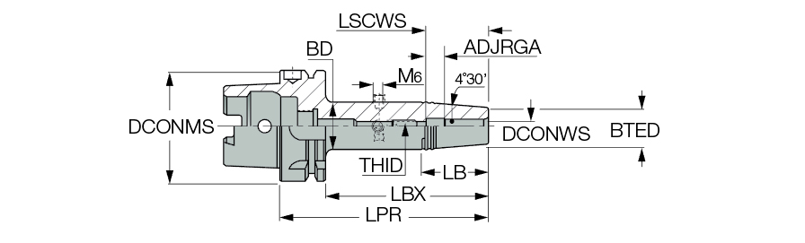 HSK A63 SRKIN3/4X6.30