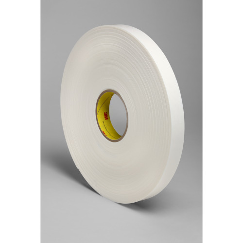 3M Double Coated Polyethylene Foam Tape 4466 White 2″ × 36 yd 62mil