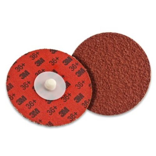 ‎3M™ Cubitron™ II Roloc™ Durable Edge Disc 984F, 36+, YF-weight, TR,
Maroon, 1-1/2 in, Die R150S, 50/Inner, 200 ea/Case